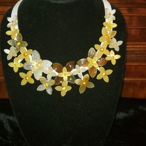 Beautiful statement necklace and earring set!!